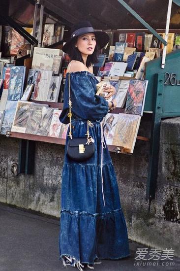 高圓圓時尚街拍