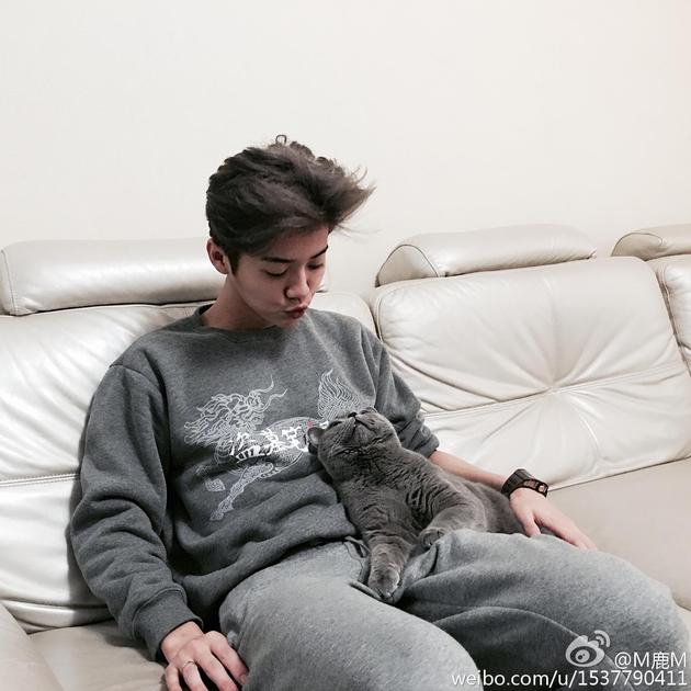 逗貓的時(shí)候都是這樣的坐姿