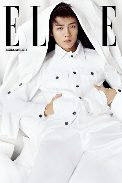 鹿晗為《ELLE》