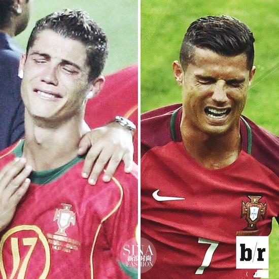 可憐的C羅也是一路哭過來的
