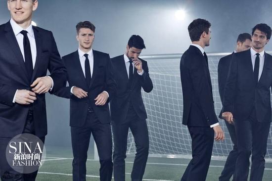 德國隊(duì)與Huge Boss合作拍攝時(shí)尚大片