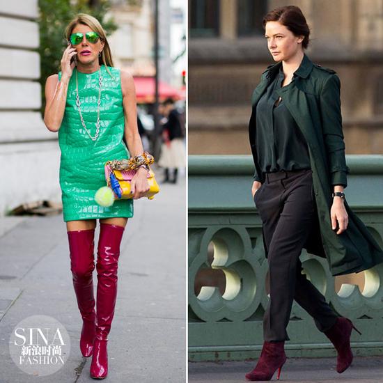 時(shí)裝精示范紅配綠