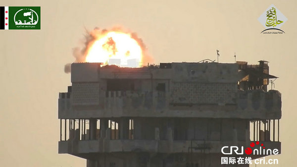 敘反對(duì)派發(fā)射導(dǎo)彈襲擊政府軍