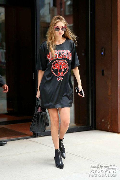 肯豆吉吉初秋街拍 明爭(zhēng)暗斗衣品大提升 吉吉哈迪德街拍