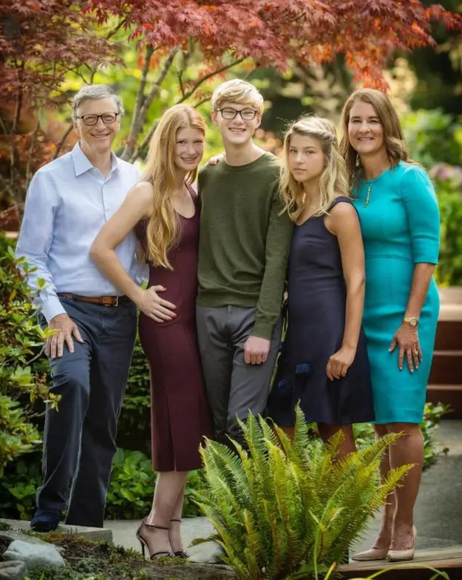  比爾·蓋茨一家